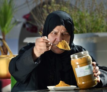 Shams Al Qassabi Qatari Chef and The Owner of Shay Al Shomous Resturant